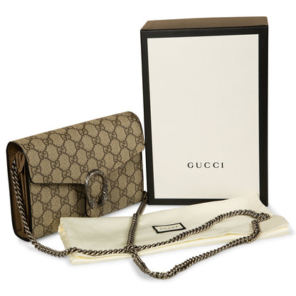 Gucci Dionysus GG Supreme Chain Wallet