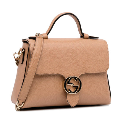 Gucci Dollar Calf Interlocking G Satchel (SHG-DcmVxL)