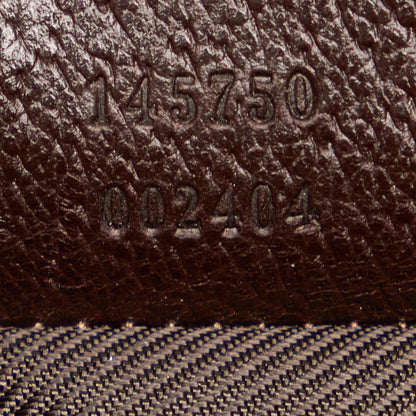 Gucci GG Abbey D-Ring Canvas Baguette (SHG-29572)