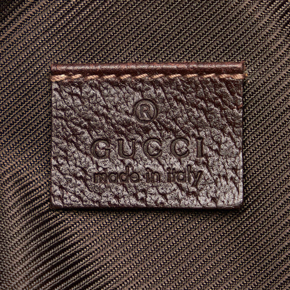 Gucci GG Abbey D-Ring Canvas Baguette (SHG-29572)