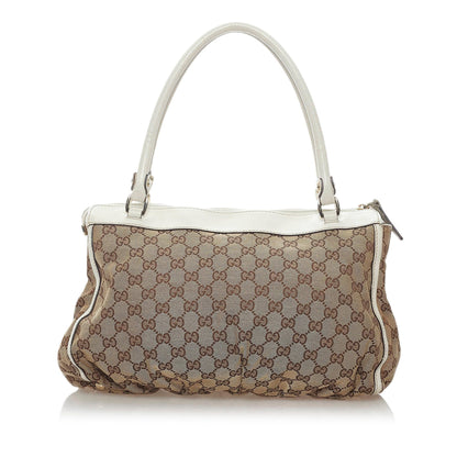 Gucci GG Abbey D-Ring Canvas Shoulder Bag (SHG-32453)