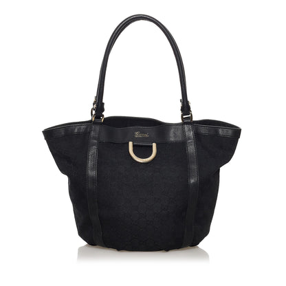 Gucci GG Abbey D-Ring Canvas Tote Bag (SHG-32393)