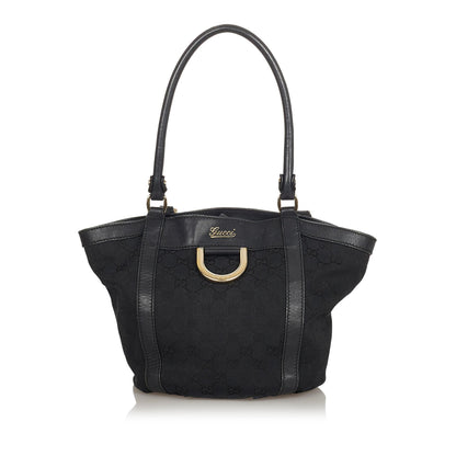 Gucci GG Abbey D-Ring Canvas Tote Bag (SHG-32494)