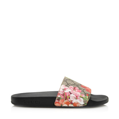 Gucci GG Supreme Blooms Floral Sandals - 8 / 38 (SHF-20281)