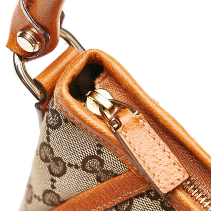 Gucci GG Canvas Abbey D-Ring Baguette (SHG-33748)
