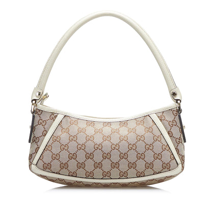 Gucci GG Canvas Abbey D-Ring Baguette (SHG-gsWroX)