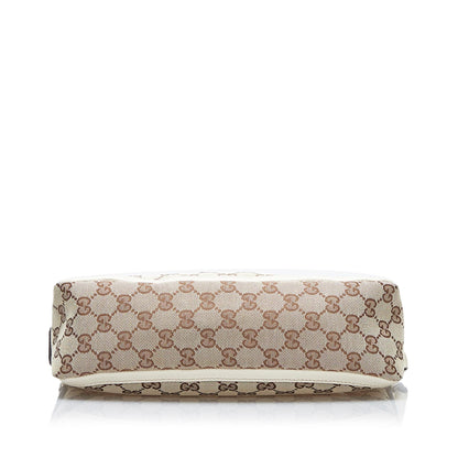 Gucci GG Canvas Abbey D-Ring Baguette (SHG-gsWroX)