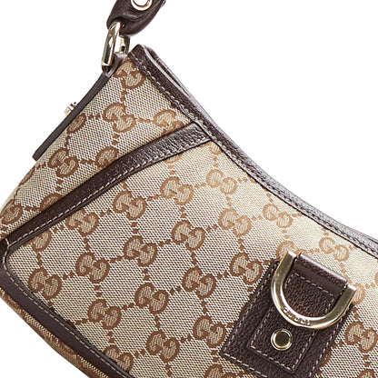 Gucci GG Canvas Abbey D-Ring Baguette (SHG-fGjZS8)