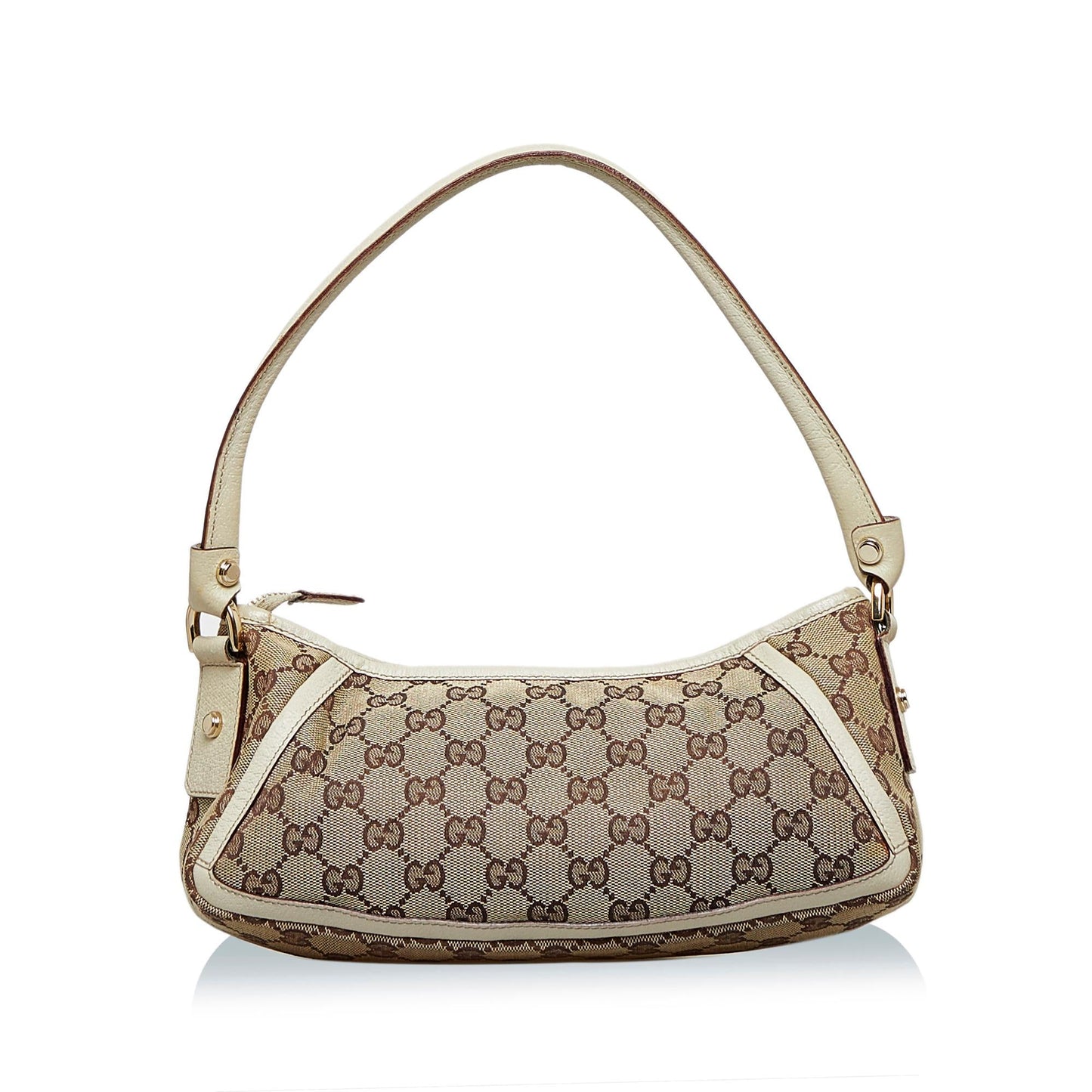 Gucci GG Canvas Abbey D-Ring Baguette (SHG-7E86TE)