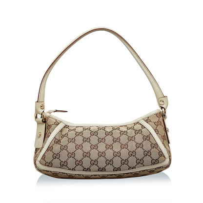 Gucci GG Canvas Abbey D-Ring Baguette (SHG-7E86TE)
