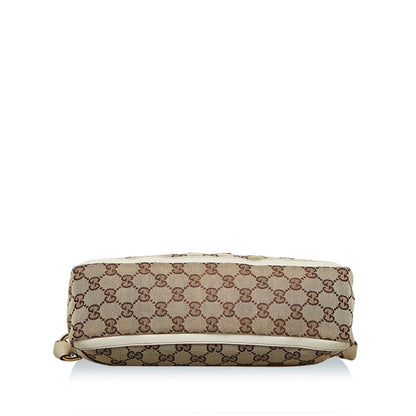 Gucci GG Canvas Abbey D-Ring Baguette (SHG-7E86TE)