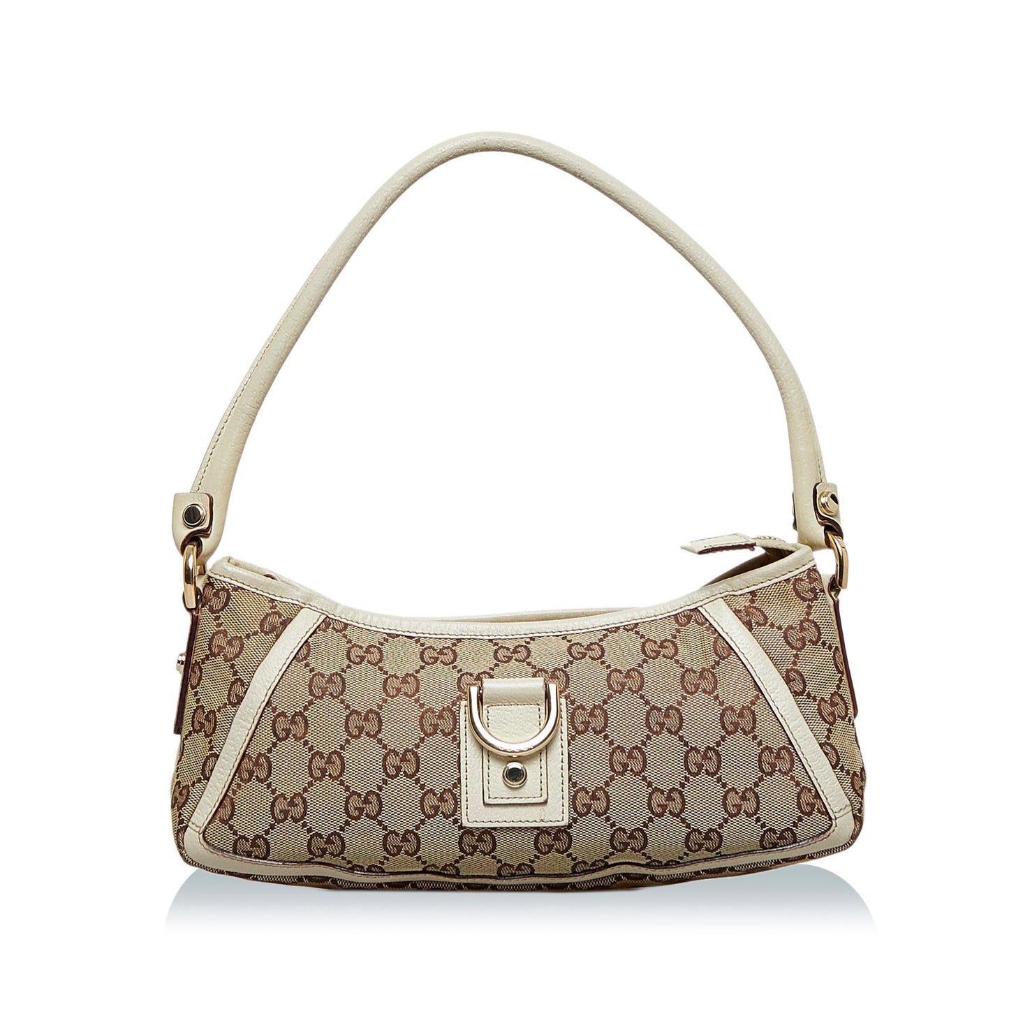 Gucci GG Canvas Abbey D-Ring Baguette (SHG-7E86TE)