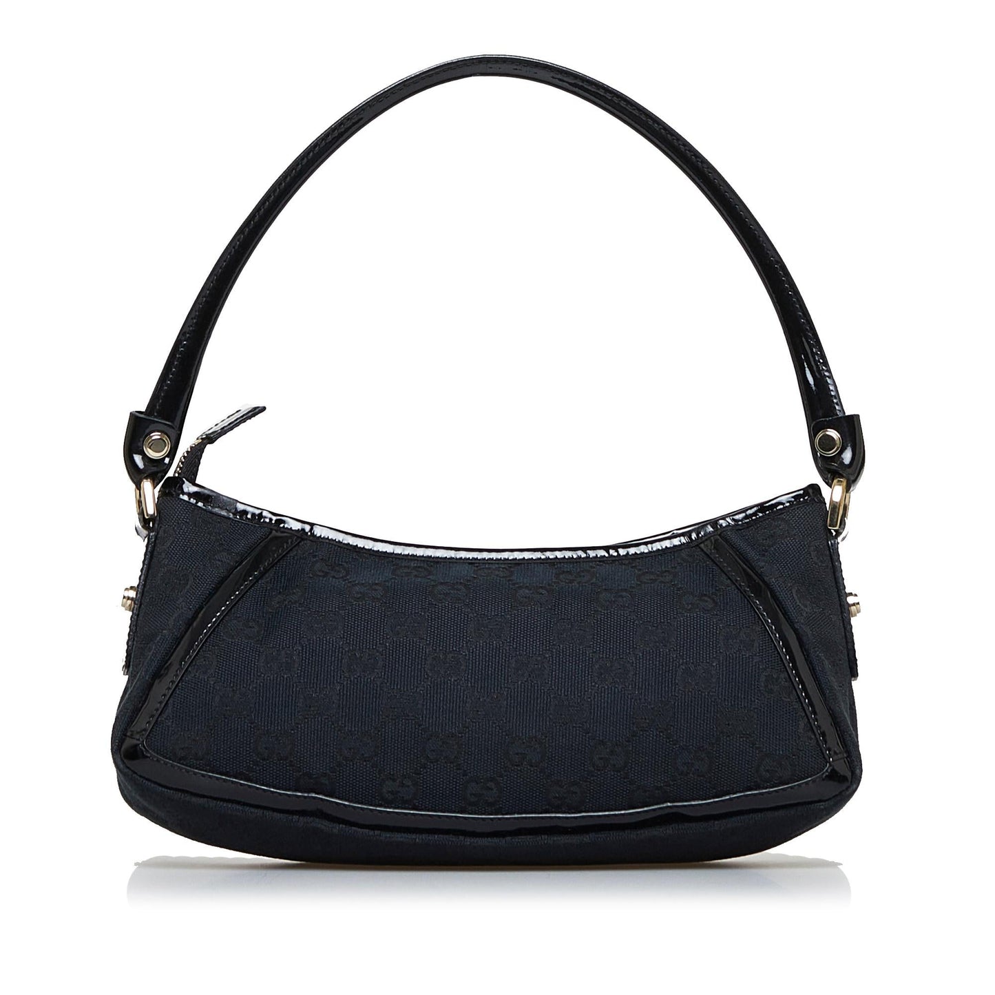 Gucci GG Canvas Abbey D-Ring Baguette (SHG-WSFJfB)