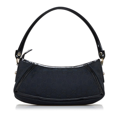 Gucci GG Canvas Abbey D-Ring Baguette (SHG-WSFJfB)