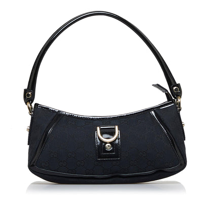 Gucci GG Canvas Abbey D-Ring Baguette (SHG-WSFJfB)