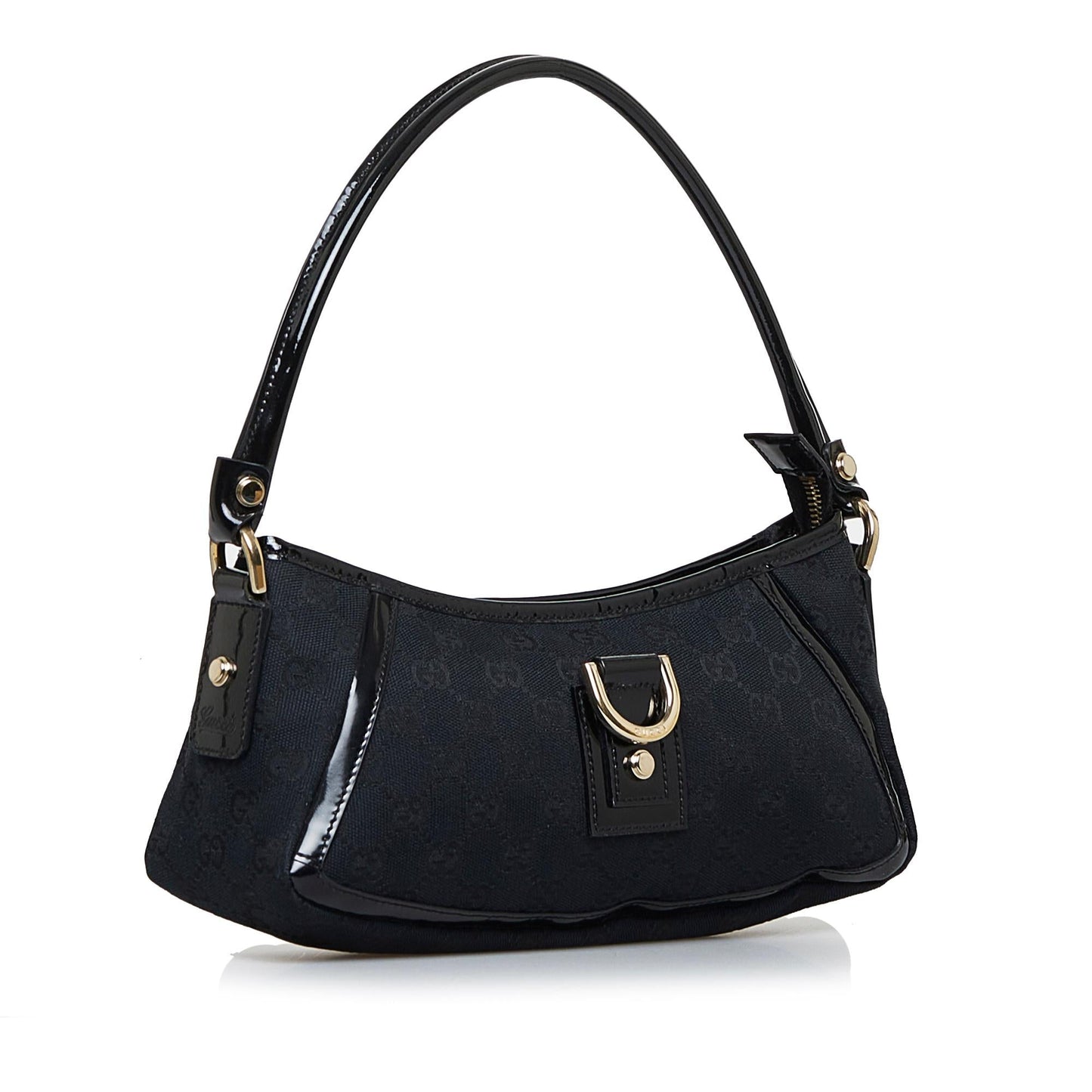 Gucci GG Canvas Abbey D-Ring Baguette (SHG-WSFJfB)