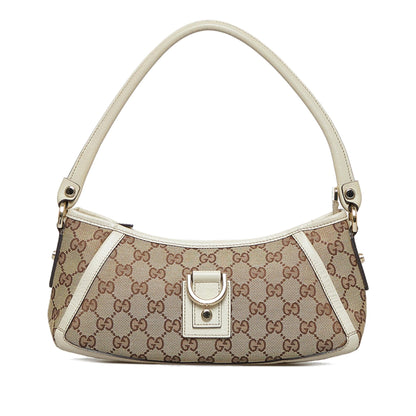 Gucci GG Canvas Abbey D-Ring Baguette (SHG-hXyRGD)