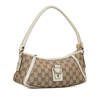 Gucci GG Canvas Abbey D-Ring Baguette (SHG-hXyRGD)