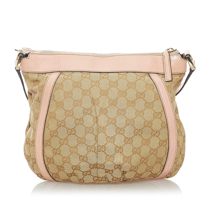Gucci GG Canvas Abbey D-Ring Crossbody Bag (SHG-32404)