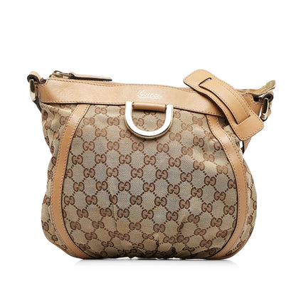 Gucci GG Canvas Abbey D Ring Crossbody (SHG-gkERUr)