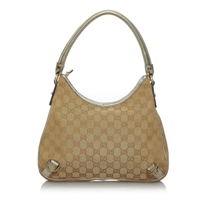Gucci GG Canvas Abbey D-Ring Handbag (SHG-33715)