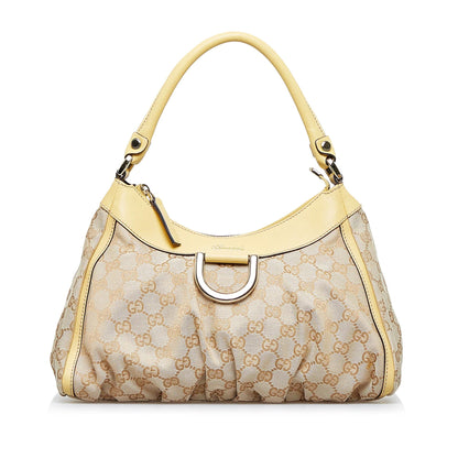 Gucci GG Canvas Abbey D-Ring Handbag (SHG-sfhAGG)