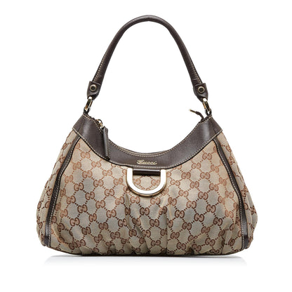 Gucci GG Canvas Abbey D-Ring Handbag (SHG-GBqf3P)