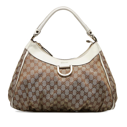 Gucci GG Canvas Abbey D-Ring Hobo (SHG-2f8JeY)