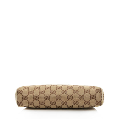 Gucci GG Canvas Abbey D Ring Pochette (SHF-1r8ajC)