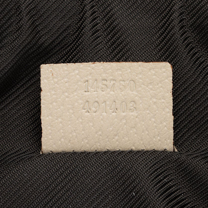 Gucci GG Canvas Abbey D Ring Pochette (SHF-1r8ajC)