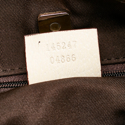 Gucci GG Canvas Abbey D-Ring Pocket Tote Bag (SHG-31348)