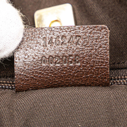 Gucci GG Canvas Abbey D Ring Pocket Tote