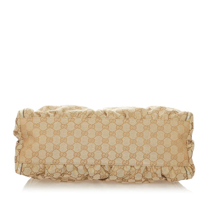 Gucci GG Canvas Abbey D-Ring Shoulder Bag (SHG-27540)
