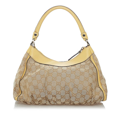 Gucci GG Canvas Abbey D-Ring Shoulder Bag (SHG-29541)