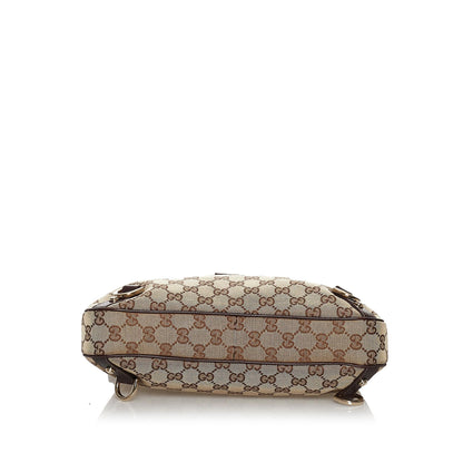 Gucci GG Canvas Abbey D-Ring Shoulder Bag (SHG-30808)