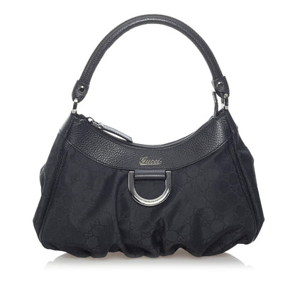 Gucci GG Canvas Abbey D-Ring Shoulder Bag (SHG-31187)