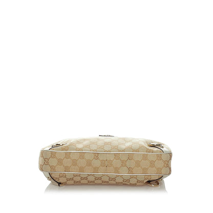 Gucci GG Canvas Abbey D-Ring Shoulder Bag (SHG-34762)