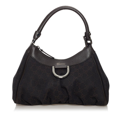 Gucci GG Canvas Abbey D-Ring Shoulder Bag (SHG-34775)