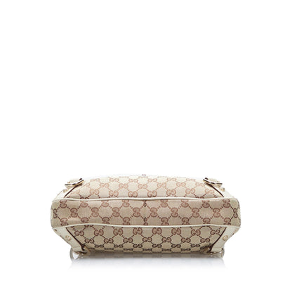 Gucci GG Canvas Abbey D-Ring Shoulder Bag (SHG-37903)