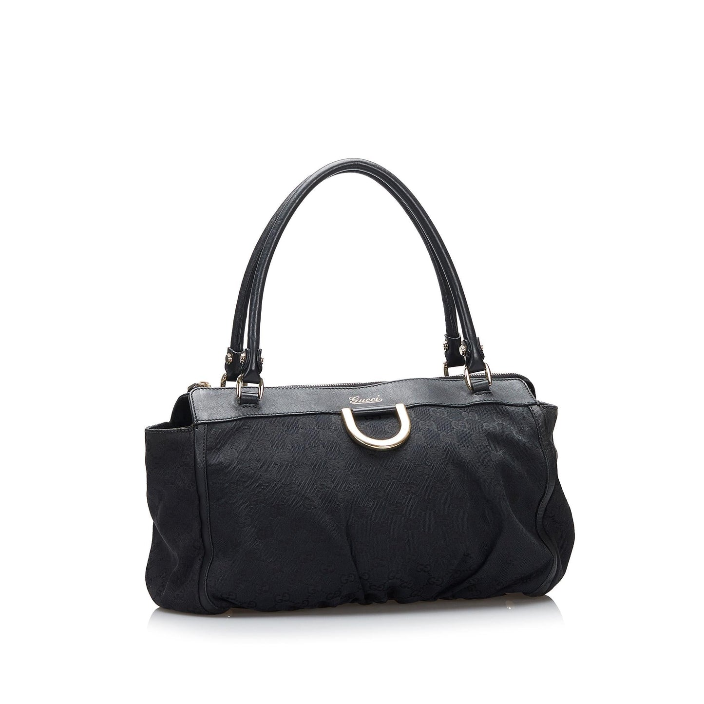 Gucci GG Canvas Abbey D-Ring Shoulder Bag (SHG-C7q6aL)