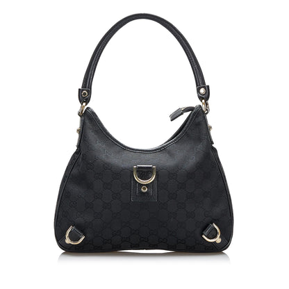 Gucci GG Canvas Abbey D-Ring Shoulder Bag (SHG-94jb7E)