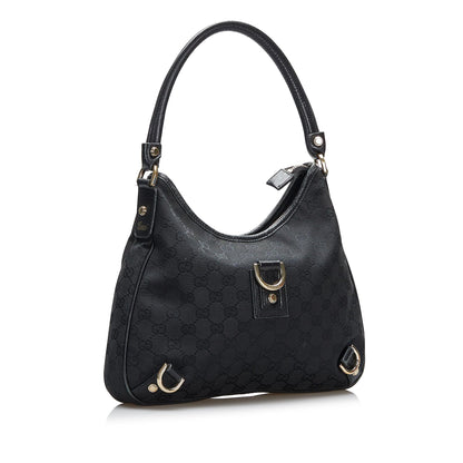 Gucci GG Canvas Abbey D-Ring Shoulder Bag (SHG-94jb7E)