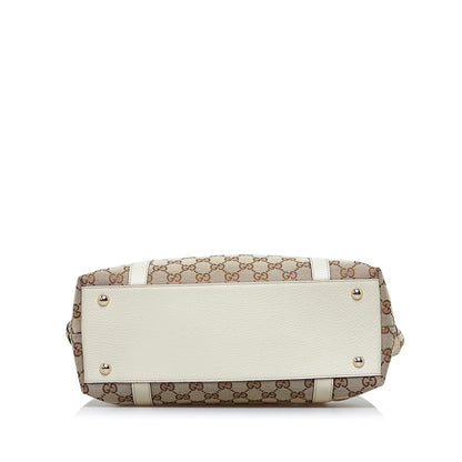 Gucci GG Canvas Abbey D-Ring Shoulder Bag (SHG-D37leV)