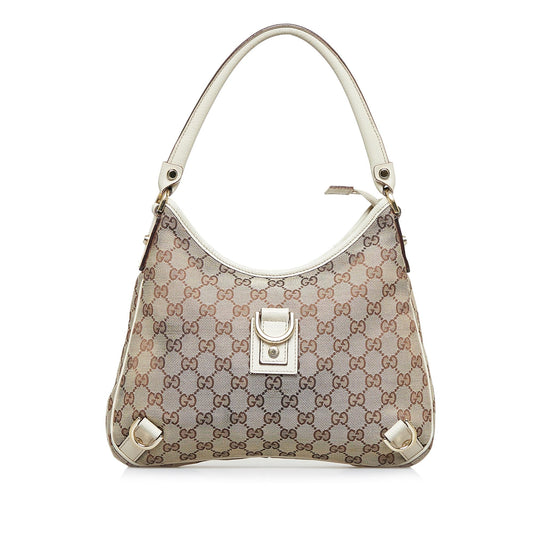 Gucci GG Canvas Abbey D-Ring Shoulder Bag (SHG-cs0Mae)