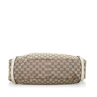Gucci GG Canvas Abbey D-Ring Shoulder Bag (SHG-JCJfEX)