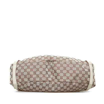 Gucci GG Canvas Abbey D-Ring Shoulder Bag (SHG-1hl2ZB)
