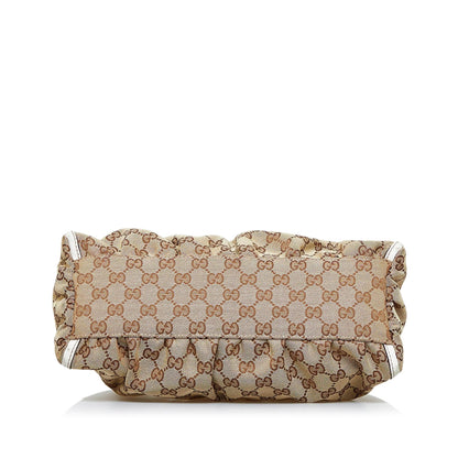 Gucci GG Canvas Abbey D-Ring Shoulder Bag (SHG-rFztis)