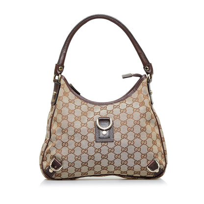 Gucci GG Canvas Abbey D-Ring Shoulder Bag (SHG-eLZmsk)