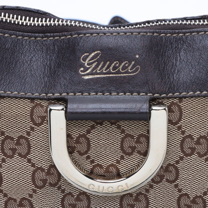Gucci GG Canvas Abbey D Ring Small Crossbody Bag (SHF-FW1BDF)