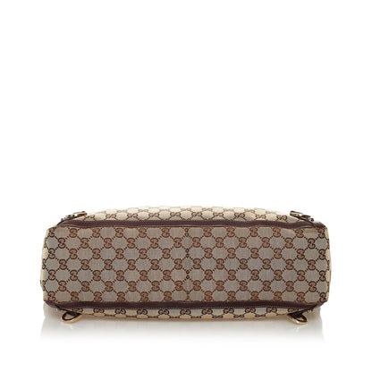 Gucci GG Canvas Abbey D-Ring Tote Bag (SHG-32696)
